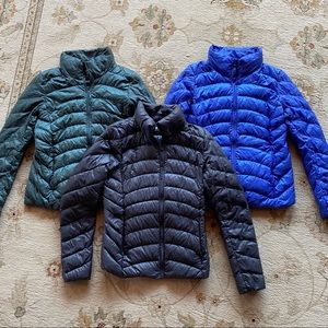 BUNDLE 3x Uniqlo ultra light down jacket